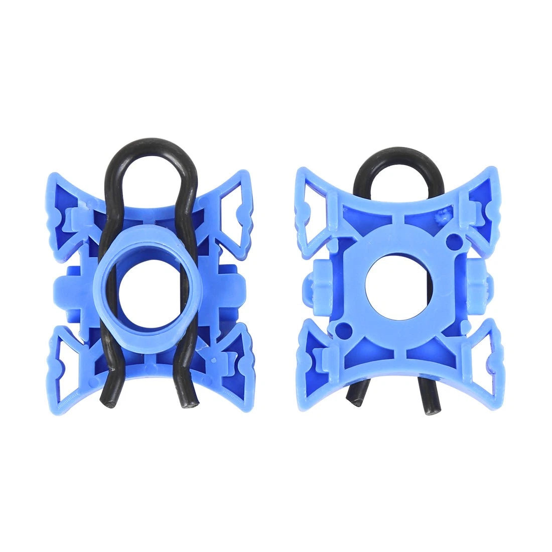 4 x 11.5mm Window Regulator Sliding Pivot Clips Blue for BMW E32 (1986-1994)