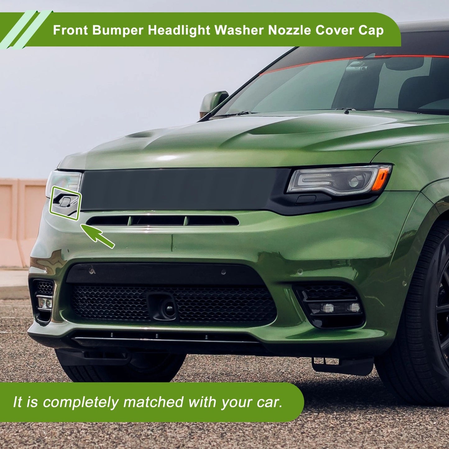 Front Right Washer Nozzle Cover for Jeep Grand Cherokee (2016-2018)