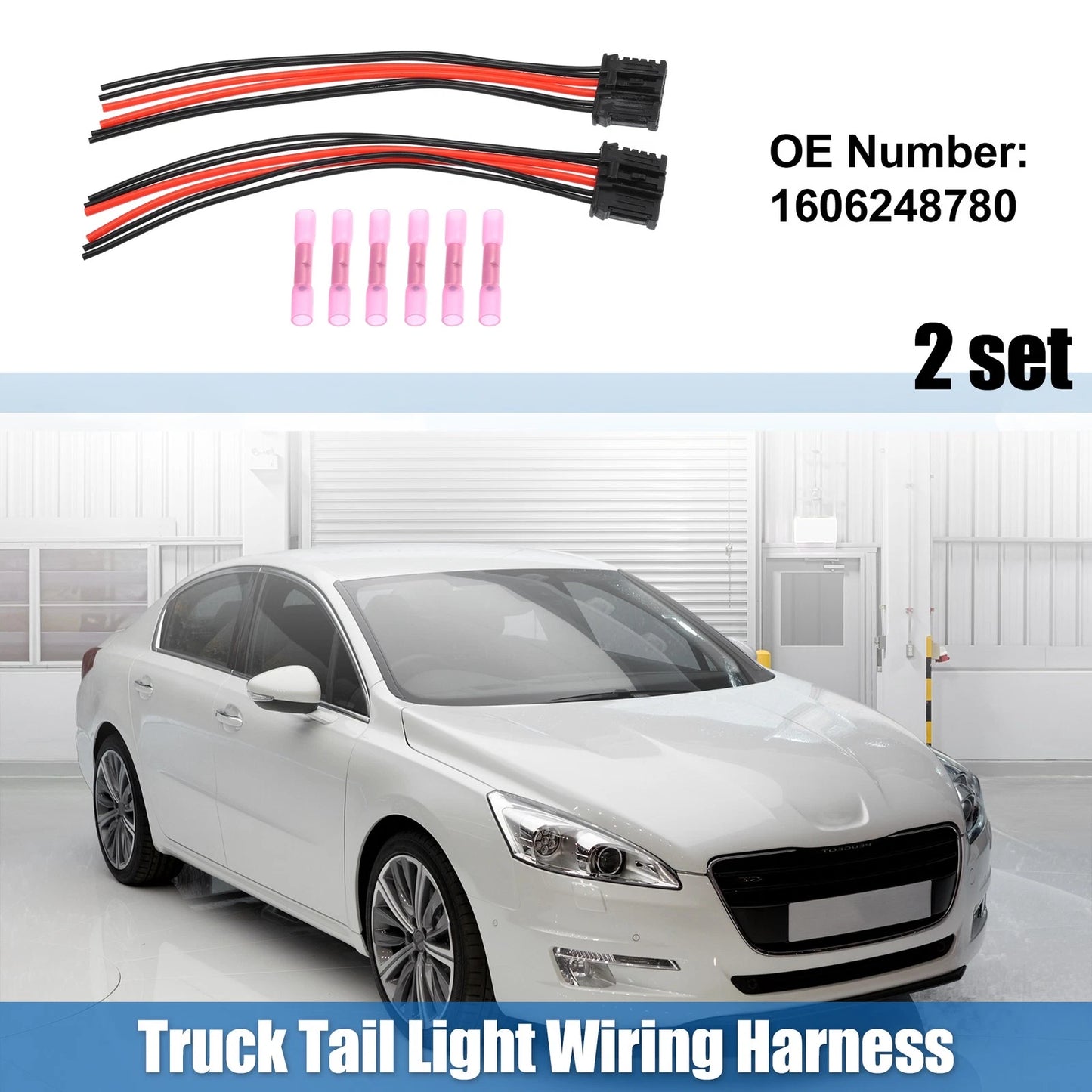 Taillight Wire Harness for Peugeot 206 207 (2000-2015)