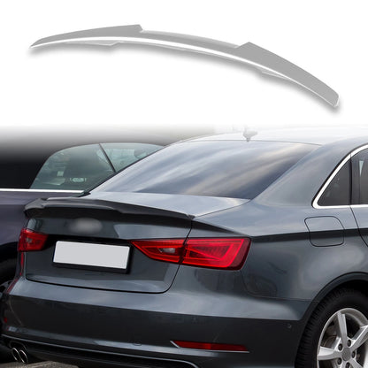 ABS Boot Spoiler for Audi A3/S3/RS3 8V Sedan Silver (2013-2020)