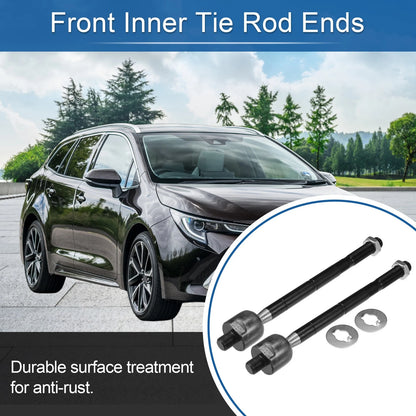 2 x Front Inner Tie Rod End Links for Toyota RAV4 (2006-2018)