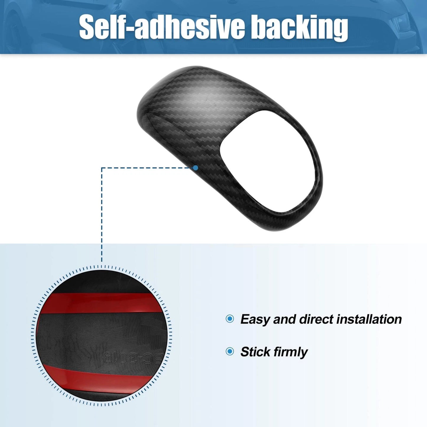 Gear Shift Knob Cover for Jeep Grand Cherokee (2014-2015) Black