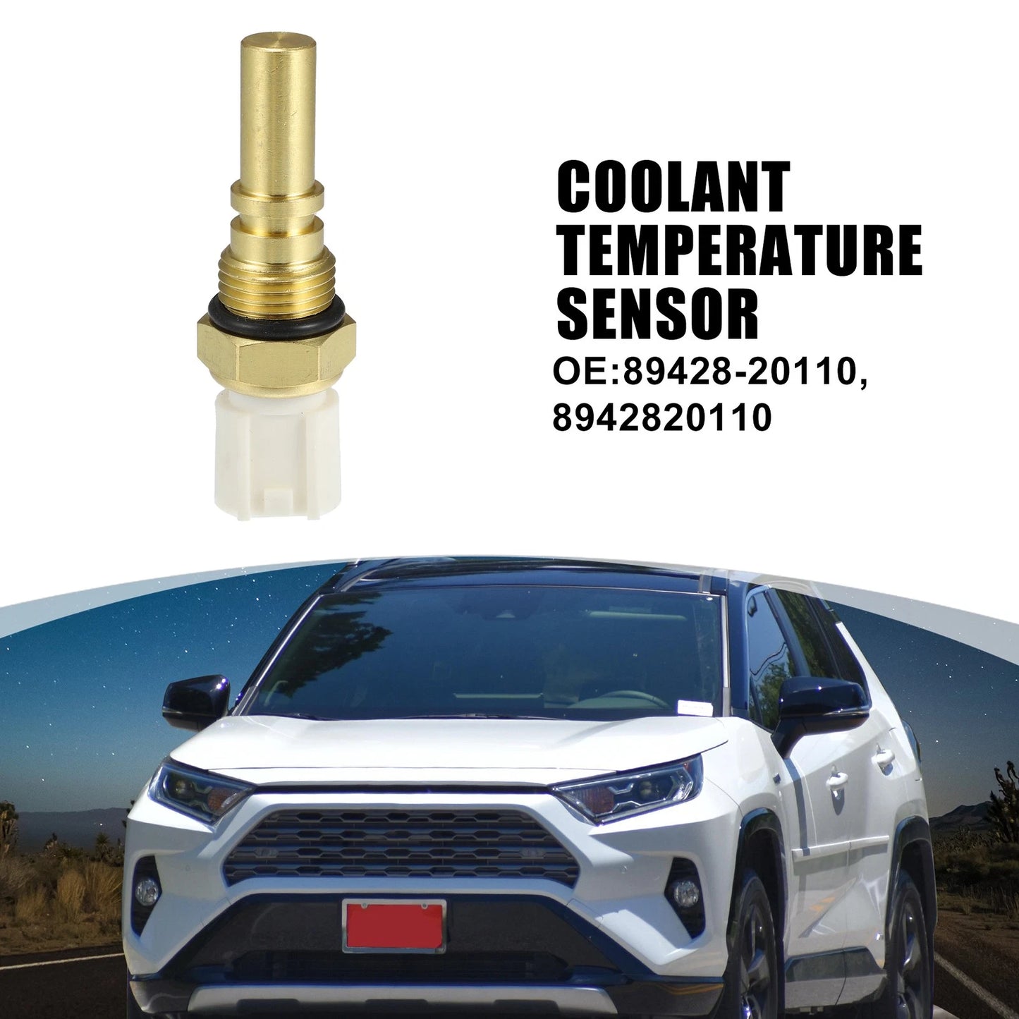 Coolant Temperature Sensor w/ Gasket for Toyota RAV4 (2001-2023)