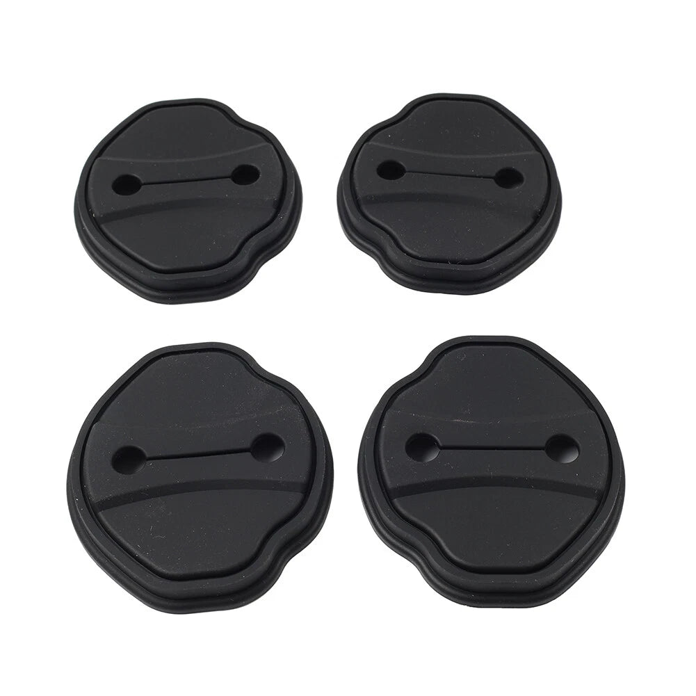 Black Door Lock Protector Cover for BMW X1 U11 U12 i3 i4 i5 2 3 7 Series (2015-2023)