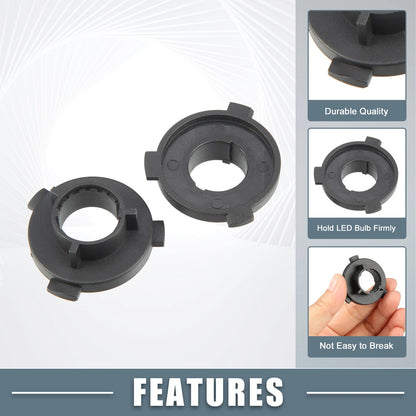 H7 LED Headlight Bulb Holder Adapter Socket for Kia K3 K4 K5 ()