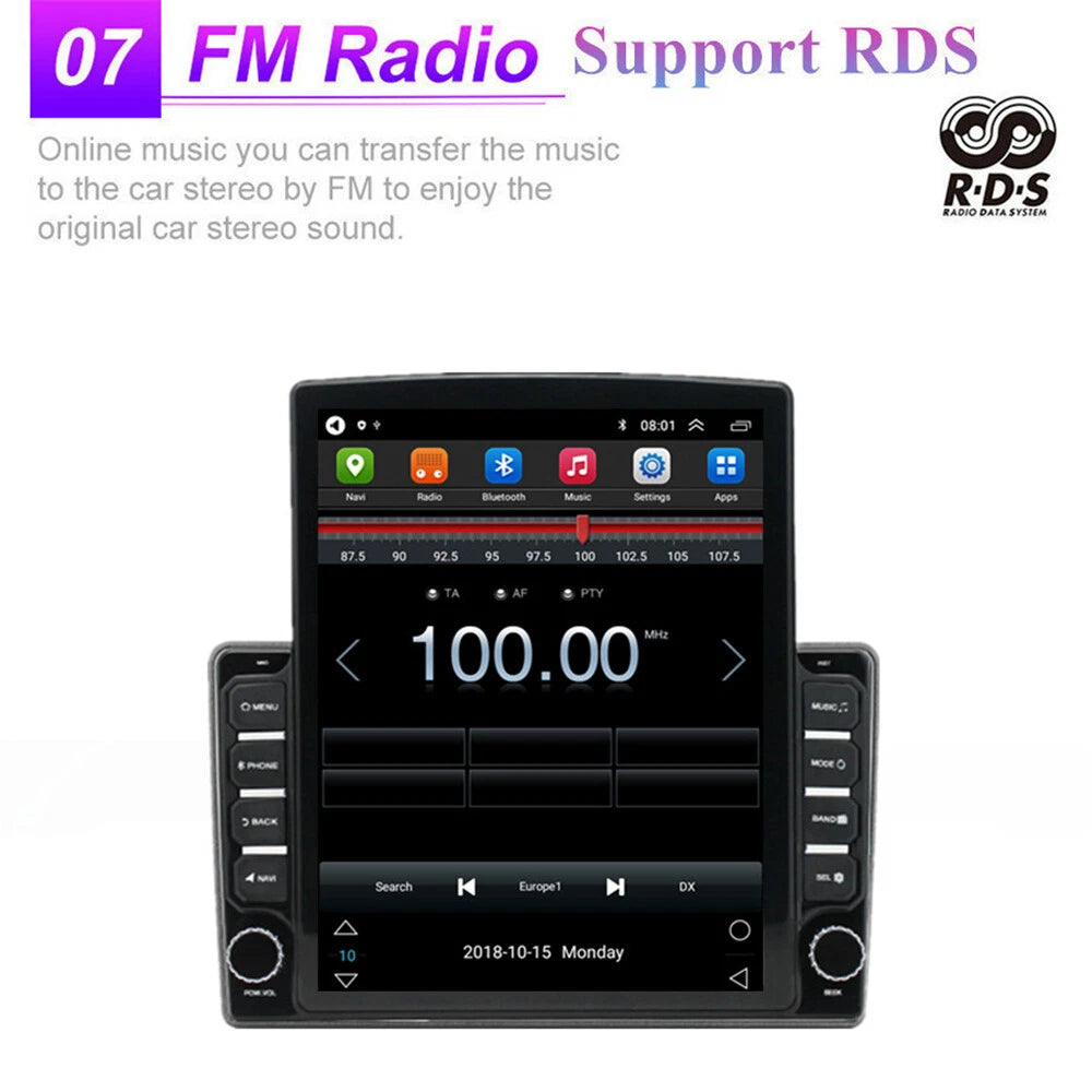 Carplay Stereo Radio GPS Head Unit 4+32GB for Hyundai i40 (2010-2021)