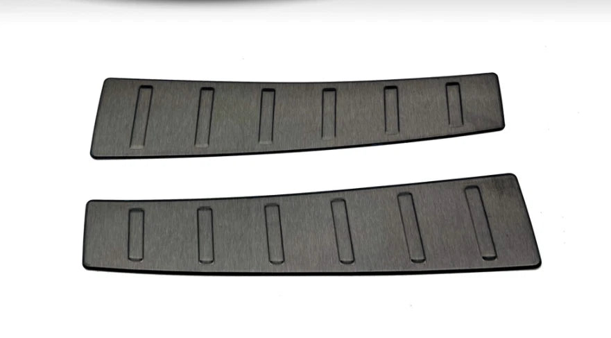 Steel Black Rear Guard Bumper Cover Trim for Mitsubishi Outlander (2022-2025)