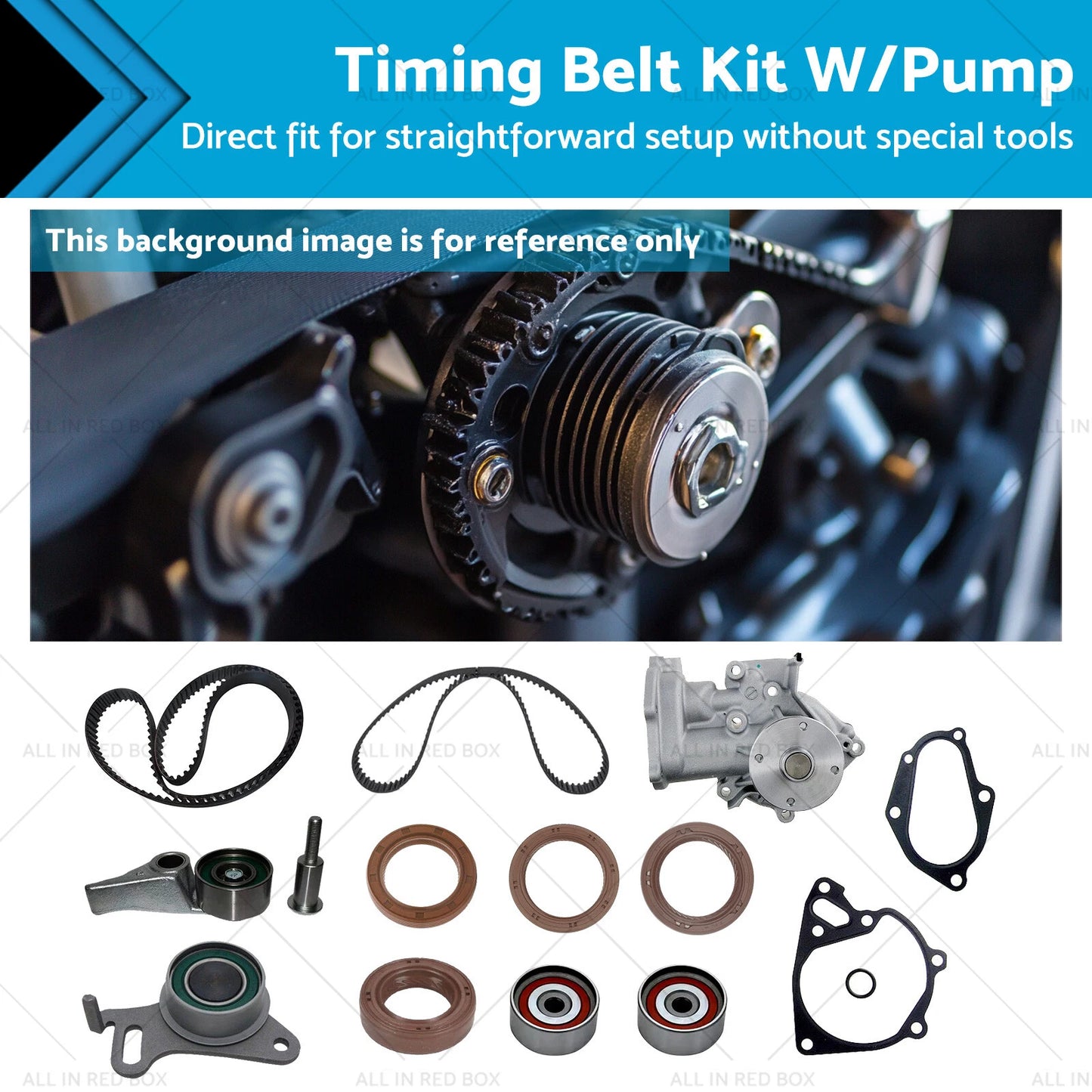 Timing Belt Kit for Mitsubishi Challenger Triton 4D56T 2.5L (2009-2015)