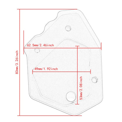 Enlarge Side Stand Plate Kickstand Extension for Benelli BJ500 BJ250 BJ300