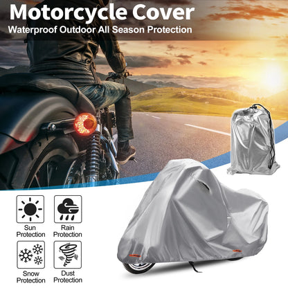 Motorcycle Cover 210D-PU Grey for Suzuki V-Strom 250 (2022–2024)