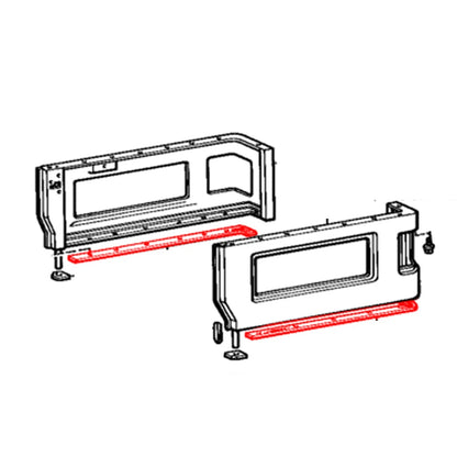 Rear Upper Side Panel x2 for Toyota Land Cruiser BJ40 FJ40 1969-1986