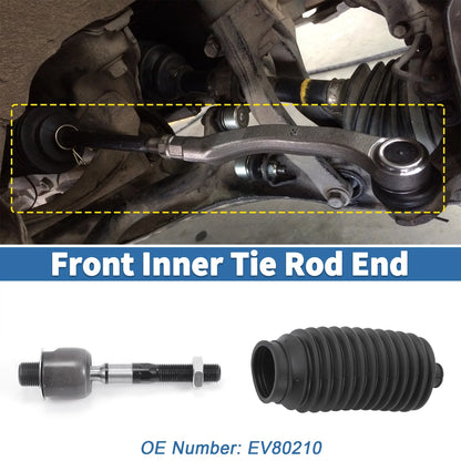 4 x Front Inner Tie Rod End Links for Honda Accord / Acura TL