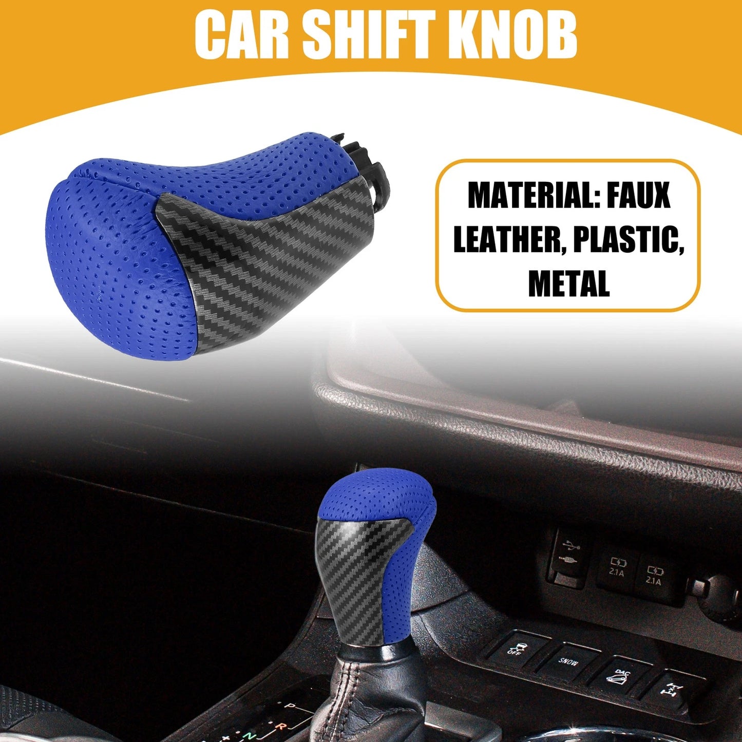 Gear Shift Knob Blue for Toyota Tacoma (2016–2022)
