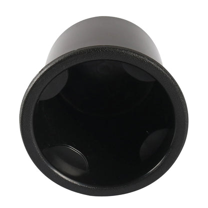 Black Recessed Cup Holder for RVs, Boats, Yachts, & Cars - Water Drink Holder