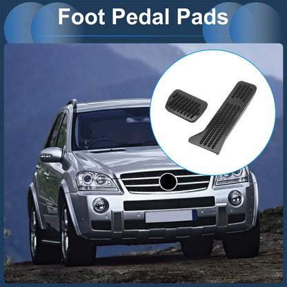 Automatic Foot Accelerator Pedal Cover for Mazda 2 (2015-2020) Black Carbon Fiber
