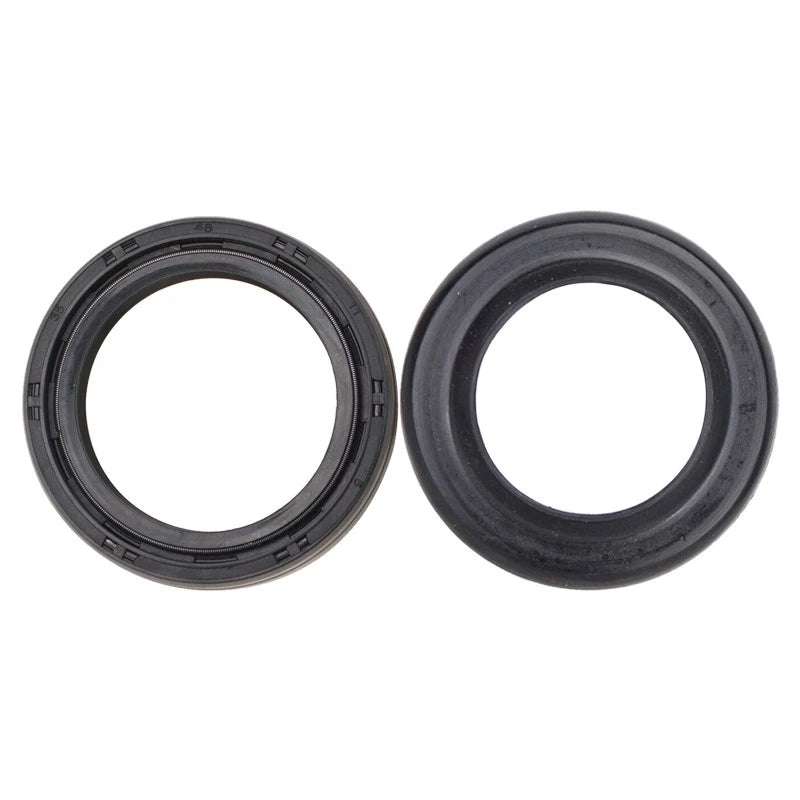 Front Fork Seal Kit 35x48x11mm with Dust Caps for Yamaha Suzuki Kawasaki