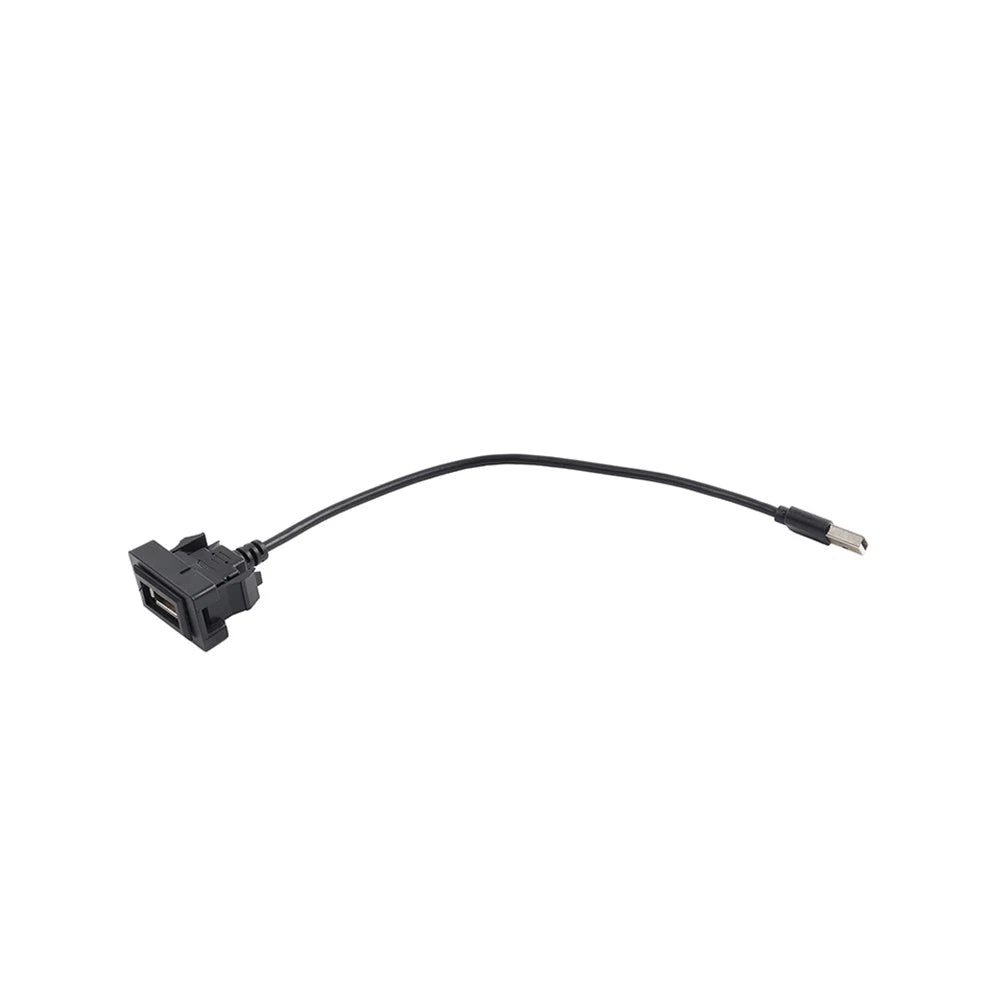 USB Male to Female Extension Cable Adapter for Toyota Dashboard
