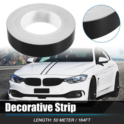 1.2" Width 164ft Length Waterproof Black Decorative Strips for Car Motorcycle
