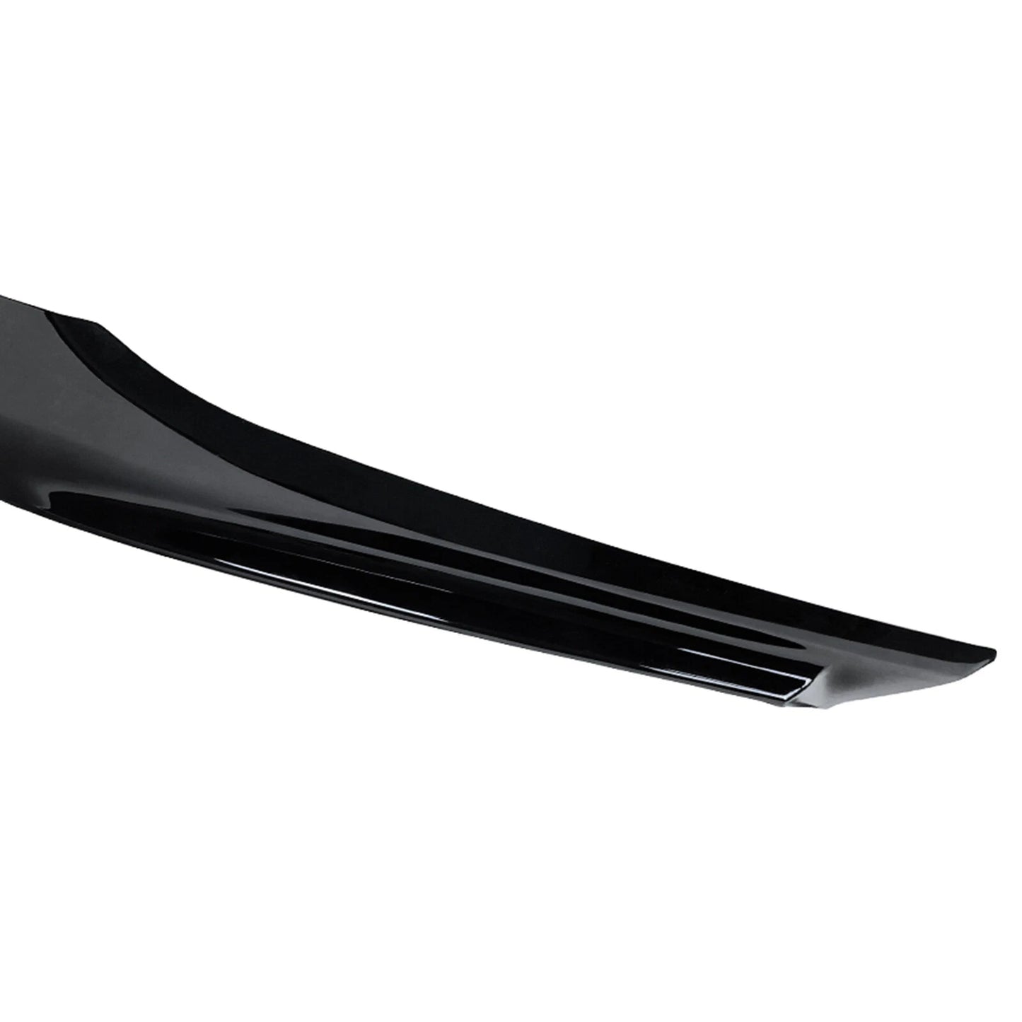 Gloss Black Front Side Spoiler Trim for BMW 3 Series E90 E91 (2009-2012)