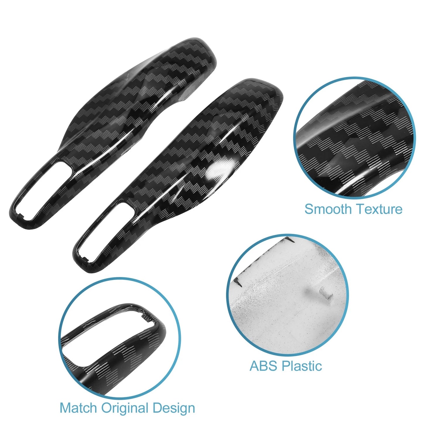 Key Cover Case for Porsche Macan Carbon Fiber Pattern Black