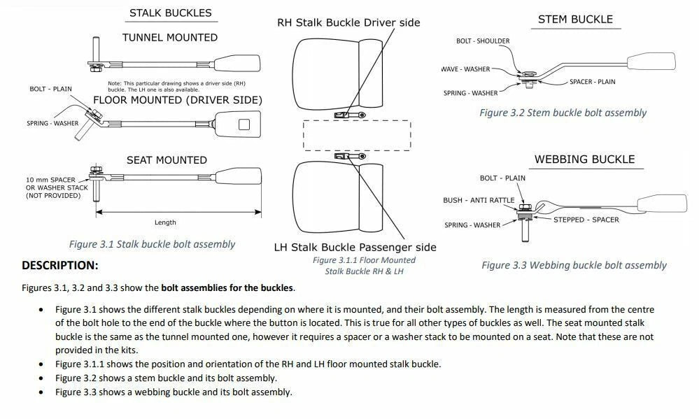 Rear Retractable Seat Belts for Toyota Camry SV41 Sedan (1994-1996)
