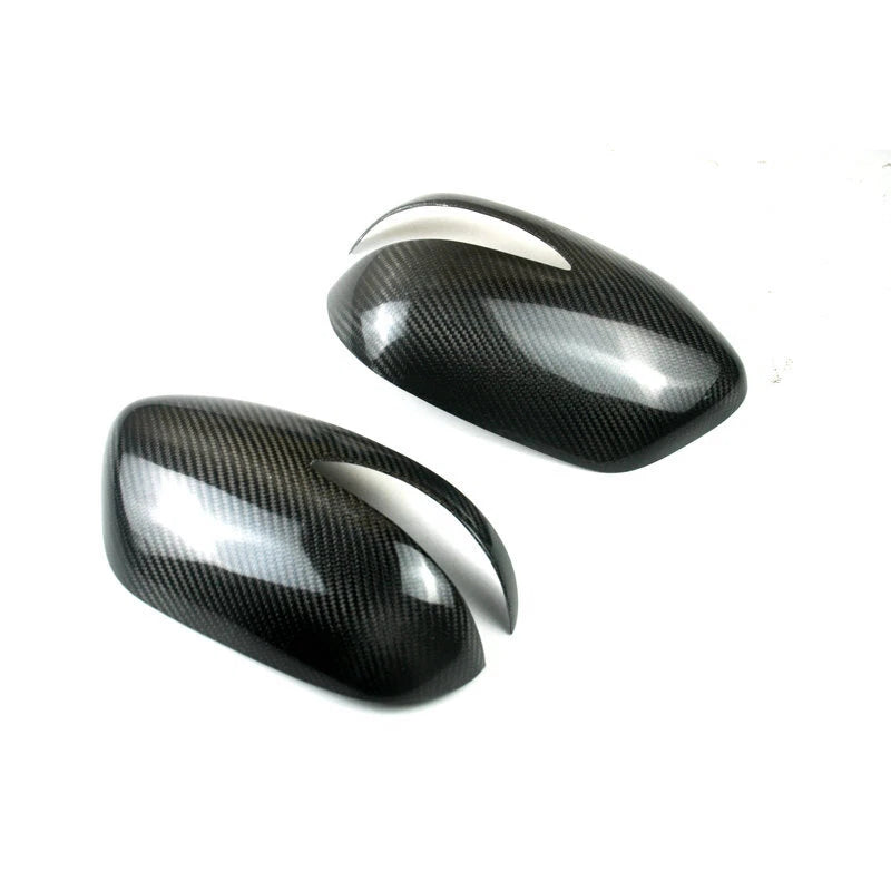 Real Carbon Fiber Stick-on Side Mirror Cover Caps for Subaru Legacy 2004-2008