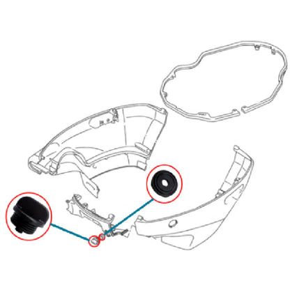 Water Flush Plug for Suzuki 4-Stroke 150-300HP Outboard Motors