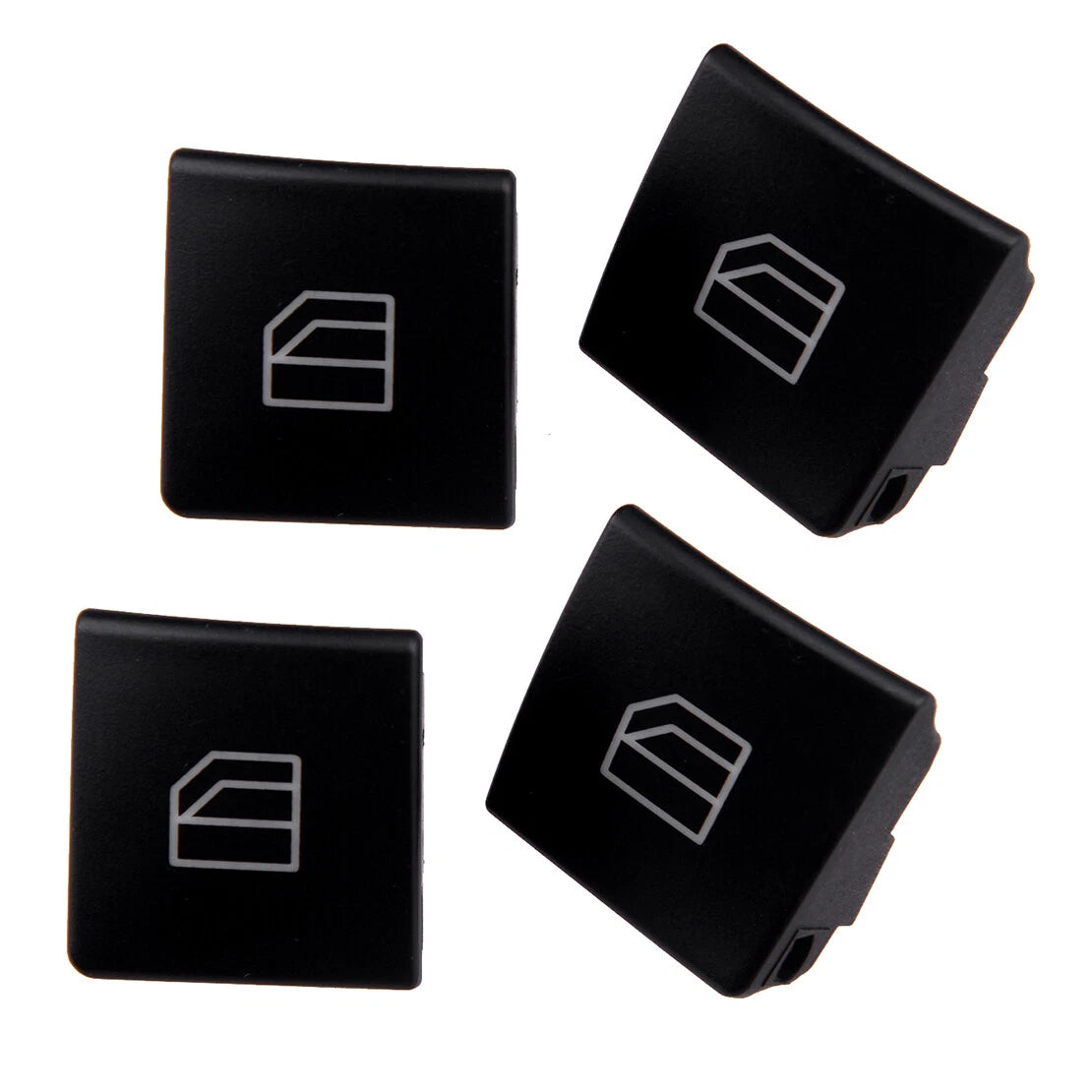 4x Window Switch Button Covers for Benz C E C200 E220 CLA GLK ML350 (2007-2020)