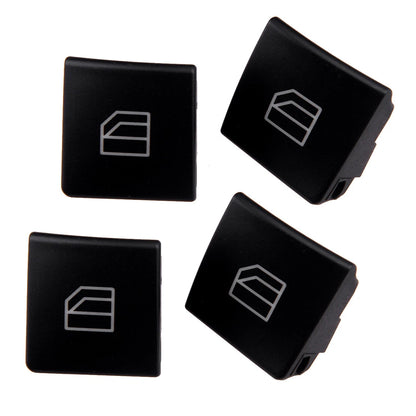 4x Window Switch Button Covers for Benz C E C200 E220 CLA GLK ML350 (2007-2020)