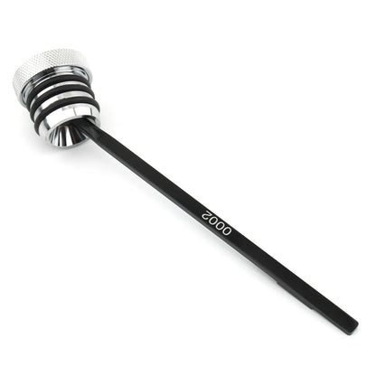 Chrome Knurled Oil Tank Dipstick for Harley Davidson Touring (1993-1999)