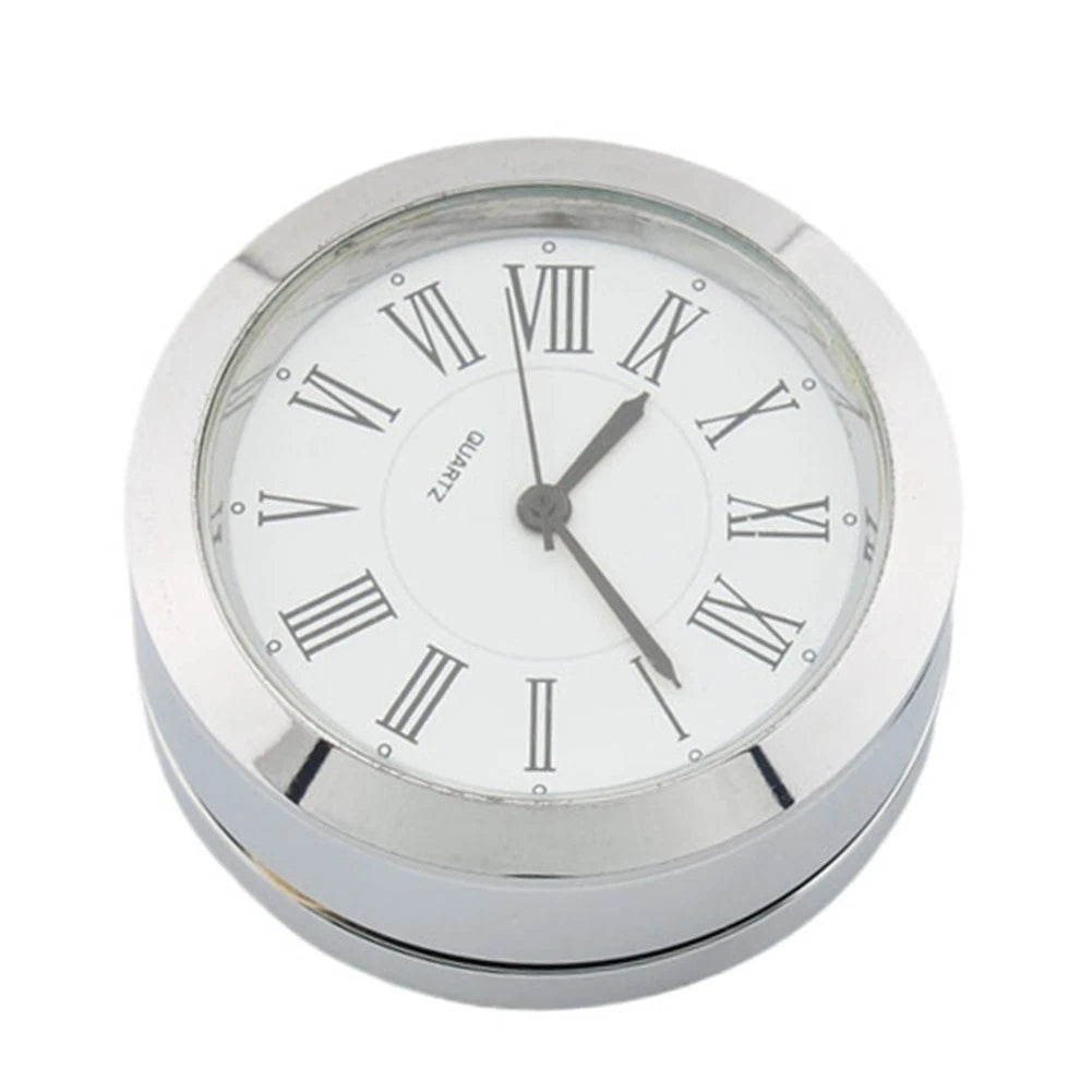 Front Fork Lock Clock Cover Chrome & White for Harley Road King (1994-2024)