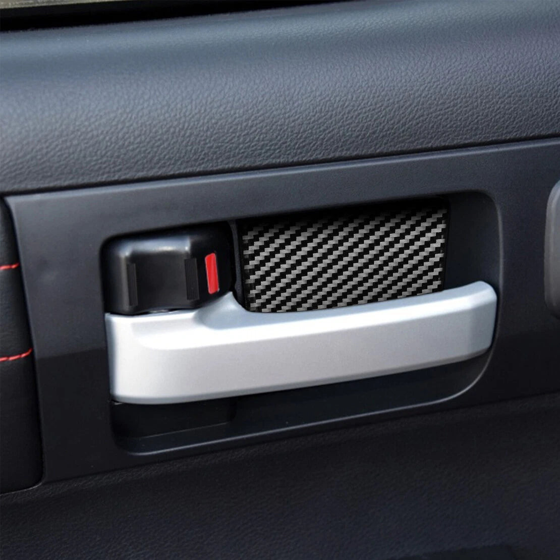 Black Inner Door Handle Bowl Cover Trim for Toyota Tundra (2014-2018)
