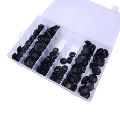 141Pcs Car Body Fastener Clips Flush Mount Plastic Hole Plugs