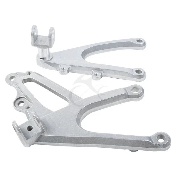 Front Rider Footrests Footpeg Bracket Set for YAMAHA YZF R1 (2007-2008)