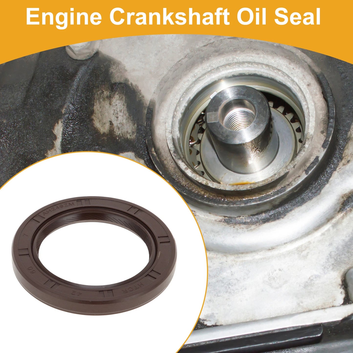 Crankshaft Oil Seal for Toyota 4Runner 2004-2009 6Cyl 4.0L (2004-2009)