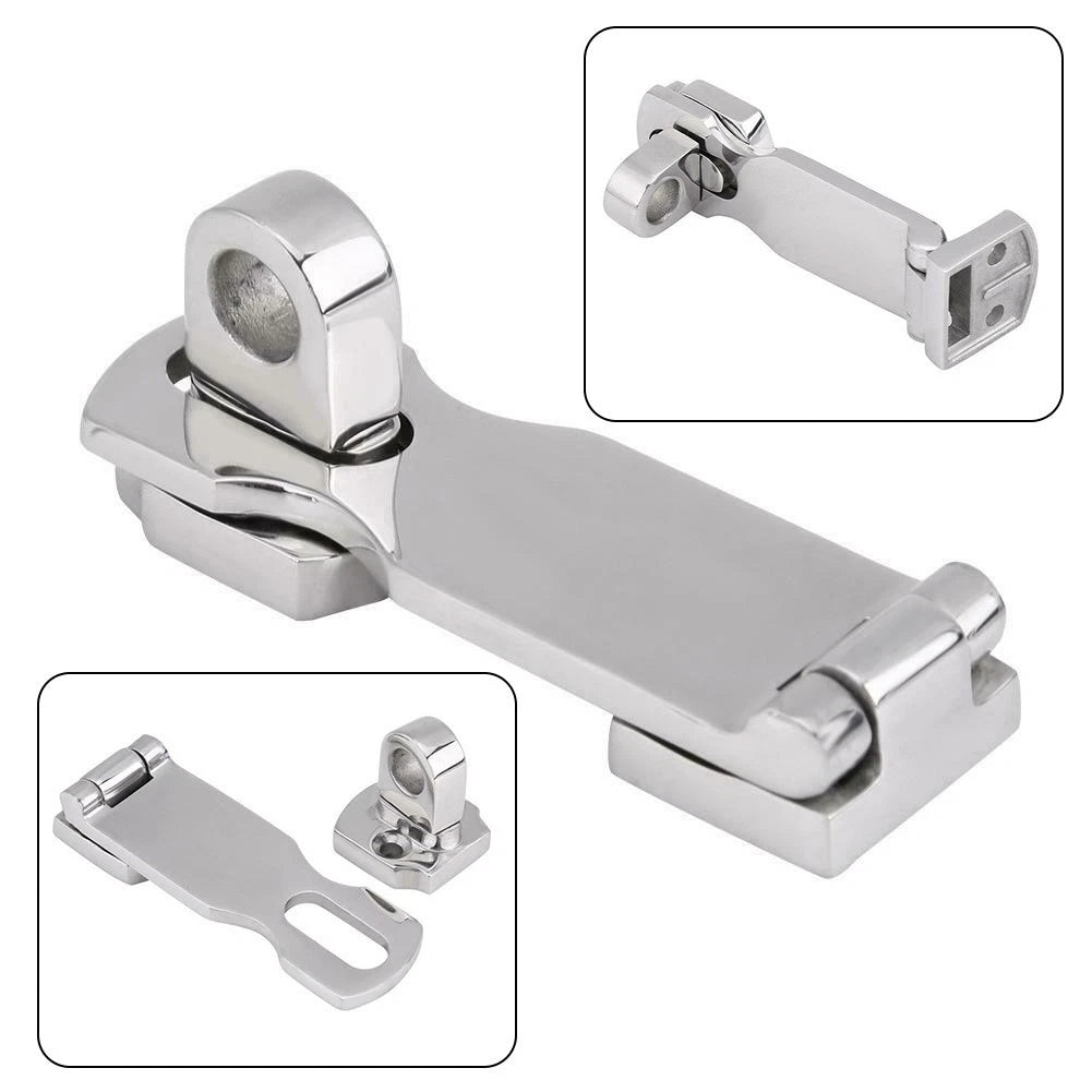 Marine Locker Hatch Stainless Anti-Rattle Latch Boat Fastener Clamp for Boat