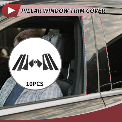 10 x Door Pillar Window Trim for Acura RDX Black (2007 - 2012)