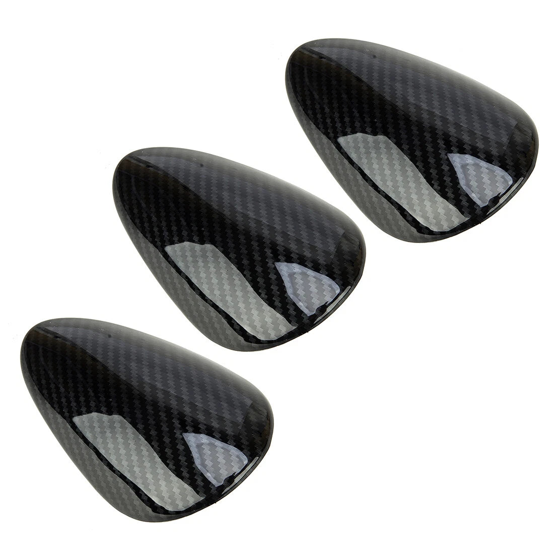 3 x Carbon Fiber Interior Gauge Pad Cover Trim for Nissan 370Z (2009-2020)