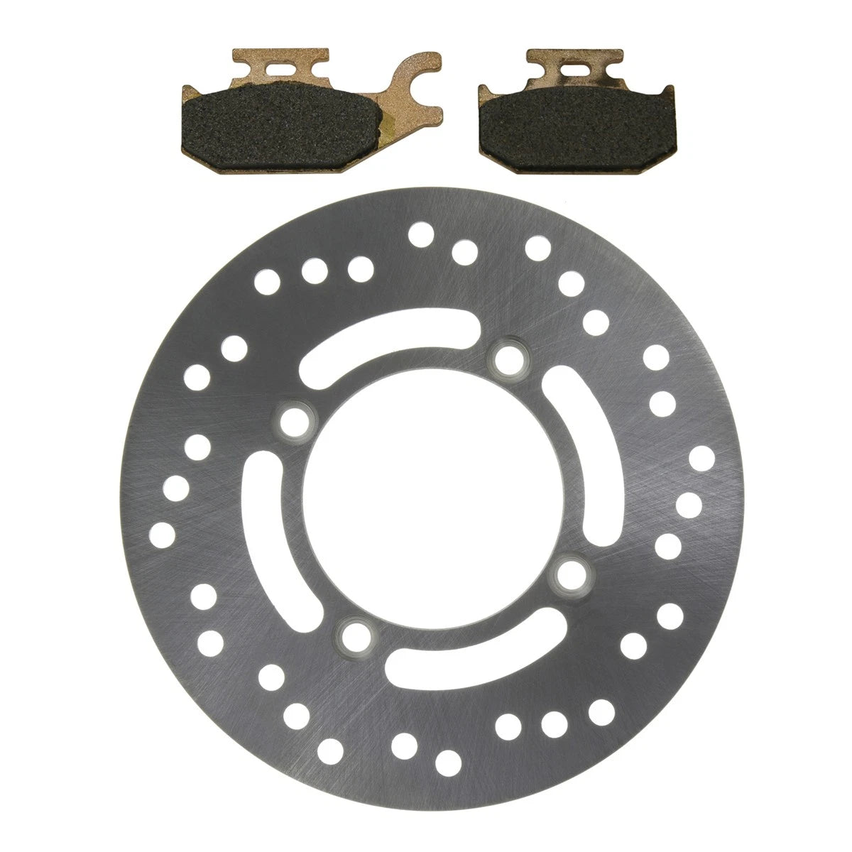 Rear Disc Rotor Semi-Metallic Brake Pads for Can-Am DS650 Baja X (2000–2007)