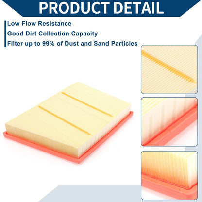 Engine Air Filter for BMW 228i Gran Coupe 2.0L L4 (2021-2024) 1 Pcs