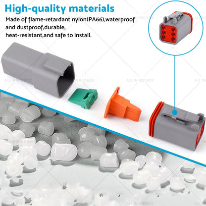 338PCS Crimping Tool Kit for DT Deutsch Connectors (14-18AWG)