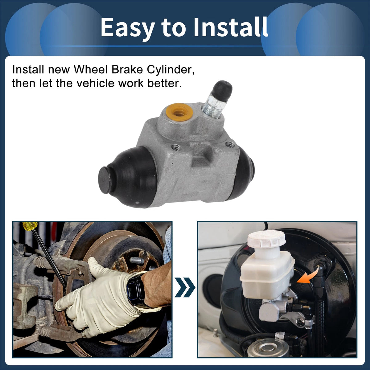 Rear Right Brake Wheel Cylinder for Hyundai Elantra (2001 - 2008)