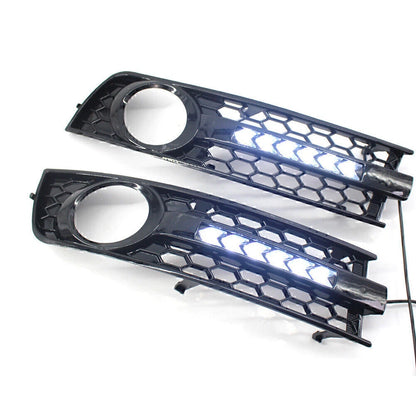 DRL Turn Signal Fog Light Covers for Audi A4 B6 Sedan (2001-2005)