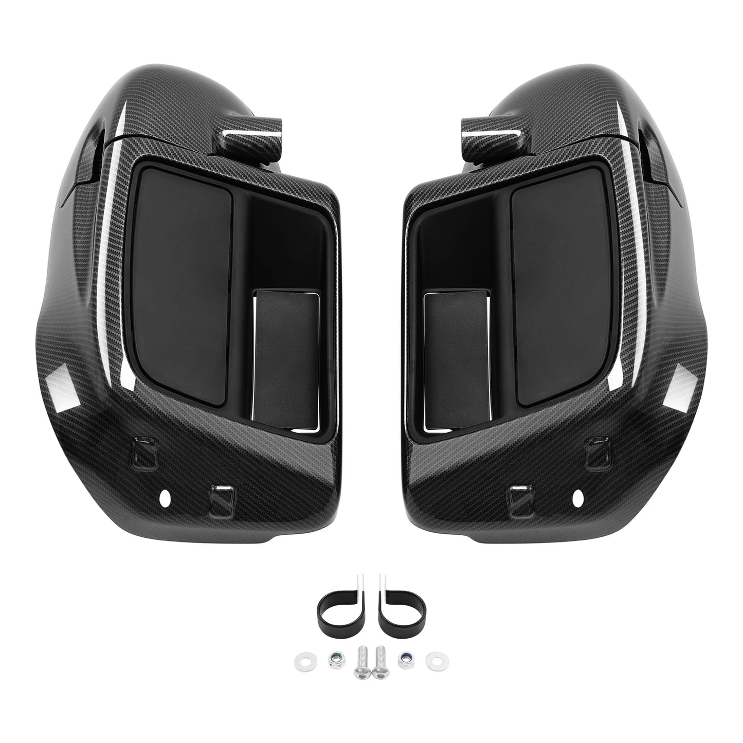 Carbon Fiber Lower Vented Fairing Glove Box for Harley Electra Glide (2014-2024)