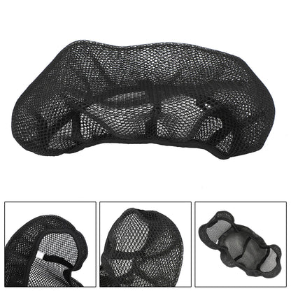 Heat Resistant Mesh Seat Cover Universal Black XXXL for Motorcycle Scooter