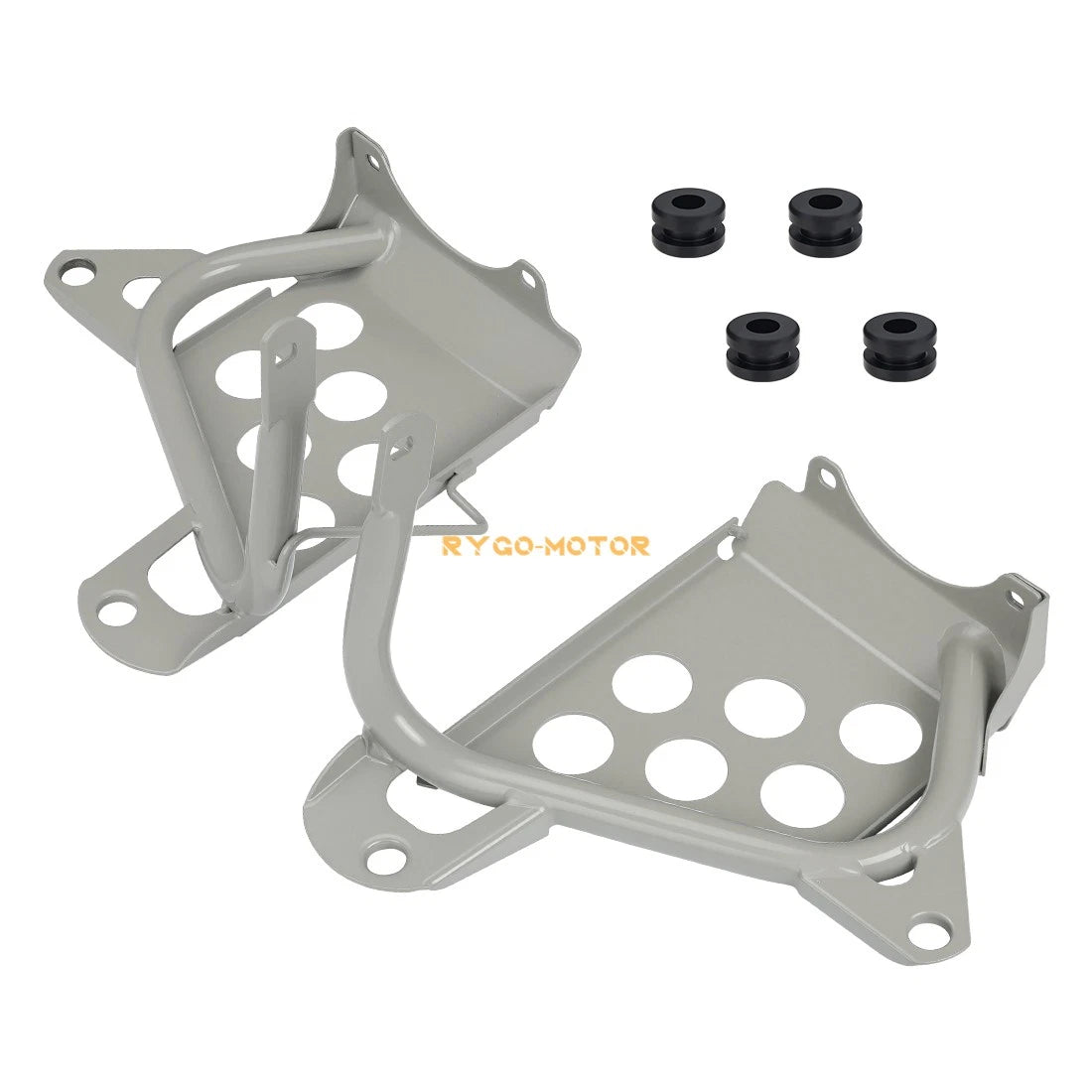 2x Heel Guards Footrest Left/Right for Yamaha Blaster 200 YFS200 (1990–2006)