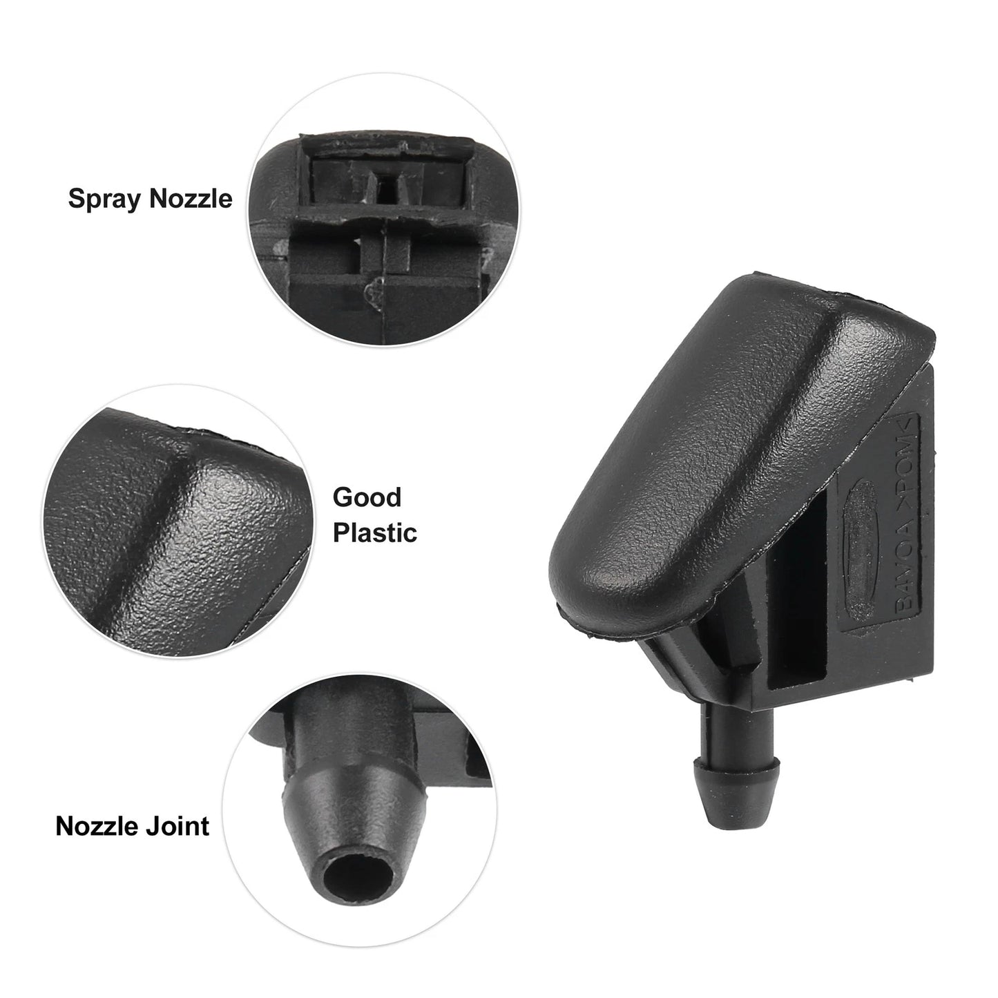 4pcs Windshield Washer Nozzles for Ford Focus MK2 (2004-2011)