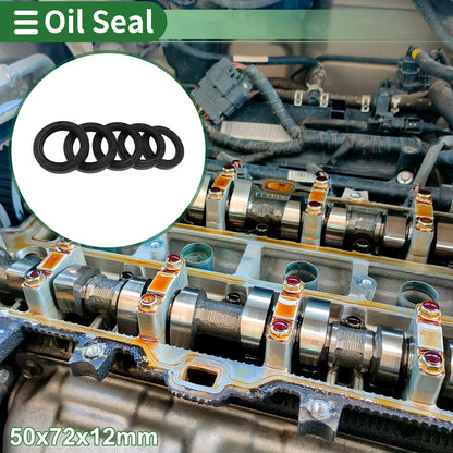 Oil Seal 50x72x12mm Seal Ring Rotary Shaft NBR Rubber for Car