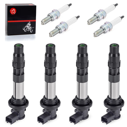 4x Ignition Coils Iridium Spark Plugs for Suzuki GSX-R750 K8/K9/L0 (2008–2013)