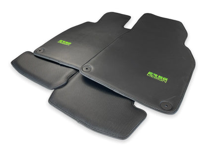 Floor Mats for Porsche 718 Boxster LHD Carbon Fiber 2017-2022